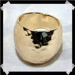 HUGE handcrafted Sterling GP HAMMERED Designer #2217908