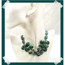 EXOTIC Chrysophrase Briolette Sterling #2218064