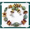 Image 1 : Rich GREEN tuquoise BALTIC Amber Nugget #2218074