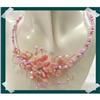 Image 1 : Rose Flower MO Pearl Choker c/w Matching #2218078