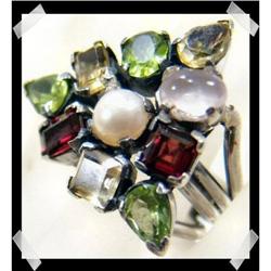 Superb HEAVY GARDEN of Gemstone Sterling #2218238