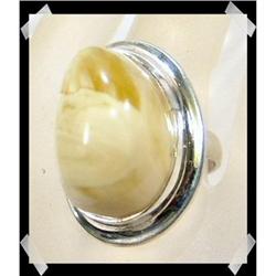 Steller  of a Butter Amber Ring Remarkable 16 #2218240