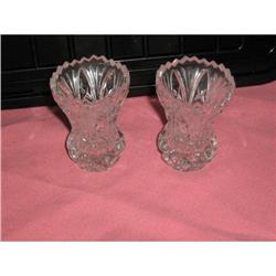Two  Lead Crystal Vases #2218257