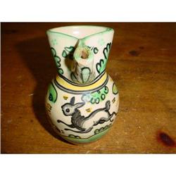 Old Spanish haind painted pitcher jug  #2218290