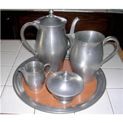 6 pc Pewter Tea Set #2218350