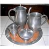 Image 1 : 6 pc Pewter Tea Set #2218350