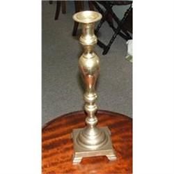 EARLY 1900S 18" SOLID BRASS CANDLESTICK #2218446