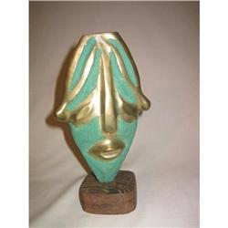 Congo Luba Mask Bronze #2218579