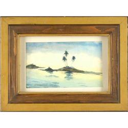 Landscape, watercolor, ?Island Paradise? #2234201