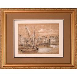 Amsterdam giclee print landscape signed Lindsay#2234213