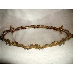 Bronze Dresser Tray Rare 24K Gold Plated France#2234219