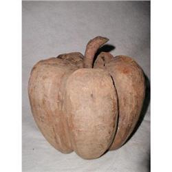 19th Century Pumpkin Hand Carved Walnut #2234227