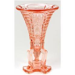 Pink Art Deco Machine Age Rocket Vase #2234467