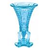 Image 1 : Ice Blue Art Deco Machine Age Rocket Vase #2234502