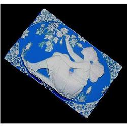 Schafer & Vater Fairy & Flowers Jasperware  Box#2234522
