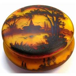 Peynaud French Art Nouveau Cameo Glass Jar #2234525