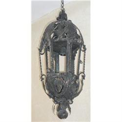 Pair of Italian Iron and Tole Lanterns #2234557