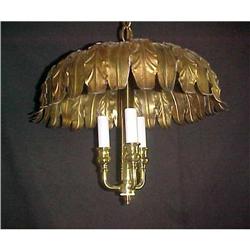 ANTIQUE FRENCH  TOLE CHANDELIER #2234563
