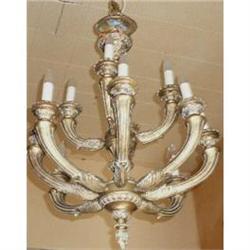 Gilded  Wood Chandelier #2234571