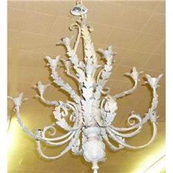 Vintage Tole Chandelier Fixture #2234580