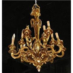 French Dore' Bronze Chandelier  #2234586