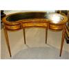 Image 1 : Leather Topped Desk Writing Table #2234591