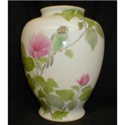 JAPANESE ARITA FUKAGAWA  VASE PARAKEET AND #2234619