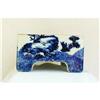 Image 1 : SOMETSUKE  BLUE AND WHITE IKEBANA DISH,EDO #2234628