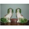 Image 1 : STAFFORDSHIRE SPANIELS PAIR, 11 Inches, Sgd.  #2234638