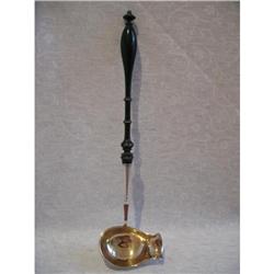 Antique Gilted Silver Soup Ladle with Wooden #2234664