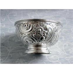 Antique Edwardian Silver Bowl #2234668