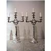 Image 1 : Silver Plated Three Light Candelabra  #2234669