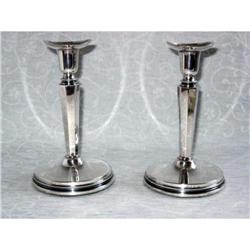 Silver Modern Style Candlesticks Sweden #2234672