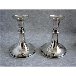 Silver Modern Style Candlesticks #2234676