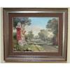 Image 1 : L. Passalacqua "Old Appian Way" Oil Painting #2234710