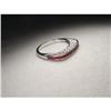 Image 1 : Estate 18K WG Gold Ruby Pave Diamond Ring #2234851