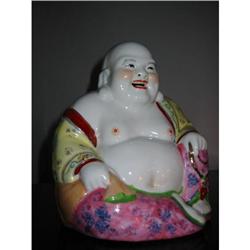 Porcelain Budha in Happy colorful Mood hand #2234879