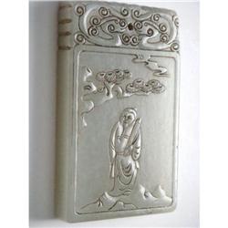 Chinese carved Celadon jade  Pendant #2234885