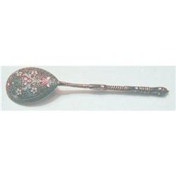 Faberge Enameled Teaspoon c.1890s #2234893