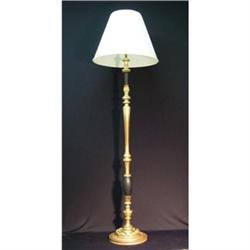 Carved wood  floor lamp #2234900