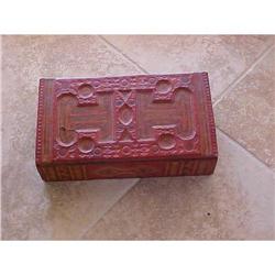 Handmade all dromedary leather Touareg Box  #2234903