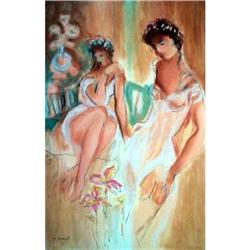 Batia Magal, Sisters, Signed Serigraph #2234928