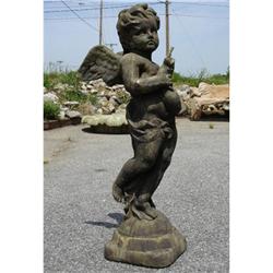 ARCHITECTURAL GARDEN CHERUB ANGEL FOUNTAIN #2234950