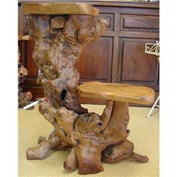 ANTIQUE ART ARCHITECTURAL SCULPTURE TABLE STAND#2234953