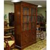 Image 1 : ANTIQUE WALNUT LINEN PRESS CABINET ARMOIRE #2234961