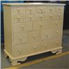 Image 1 : ANTIQUE COTTAGE SHABBY PAINT APOTHECARY CHEST #2234968
