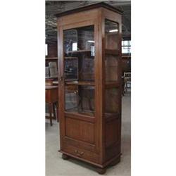 MISSION OAK ARTS & CRAFTS BOOKCASE CABINET #2234975