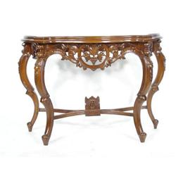 VICTORIAN STYLE ORNATE CONSOLE PARLOR TABLE #2234989