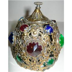 Fabulous Antique Jeweled Counter Bell #2234995
