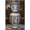Image 1 : Multi-color Famille Porcelain Scenery Vase #2234998